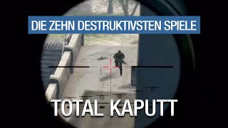 Total kaputt  Top 10 destruktivsten Spiele  von Minecraft bis Battlefield 4 [upl. by Onnem]