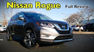 2018 Nissan Rogue Full Review  SL SV Midnight Edition amp S [upl. by Kcirtemed]