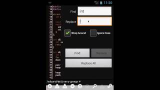 DroidEdit  Source Code Editor for Android [upl. by Kantos]