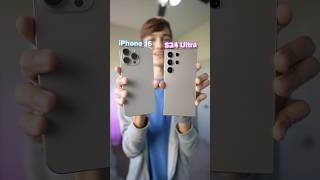 ULTIMATE comparison🤔 iPhone 16 Pro Max vs Galaxy S24 Ultra [upl. by Laucsap933]