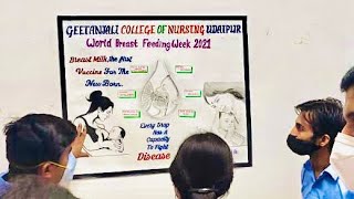 World Breastfeeding Week 2021 World Breastfeeding Week Drawingmombaby MomandBabylove poster [upl. by Dobb70]