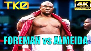 George Foreman vs Manoel De Almeida  KNOCKOUT Boxing Fight Highlights  4K Ultra HD [upl. by Marleah734]