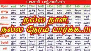 எப்படி நாள் நேரம் பார்க்க வேண்டும் [upl. by Svend]