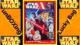 STAR WARS STICKER ALBUM 5 SURPRISE STICKER UNBOXING 4K Kinder DISNEY Überraschung Stickeralbum TOPPS [upl. by Ysnil]