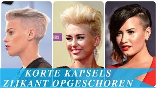 Korte kapsels zijkant opgeschoren [upl. by Arac]