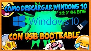 COMO DESCARGAR WINDOWS 10 PRO 32 Y 64 BITS GRATIS  ACTUALIZADO 2018 [upl. by Arebma979]