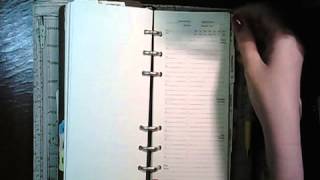 Gillio Compagna medium  Filofax personal size setup [upl. by Sema545]