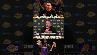 JJ Redick Took Blame For Lakers’ Loss [upl. by Naoma]