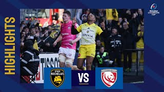 Highlights  Stade Rochelais v Gloucester Rugby Round of 16│Heineken Champions Cup 202223 [upl. by Atiuqam]