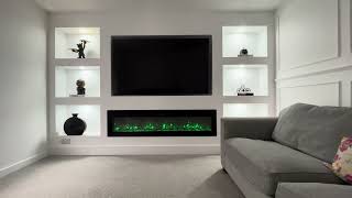 Living room media wall  the perfect setting [upl. by Burchett]