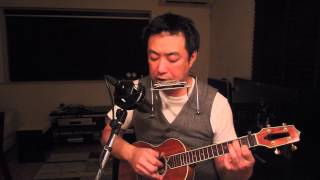 山崎まさよし”根無し草ラプソディー” ukulele and harmonica [upl. by Amata724]