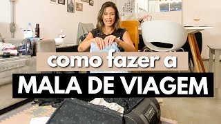 COMO ORGANIZAR A MALA DE VIAGEM  PARA ATÉ 1 SEMANA [upl. by Wivina]