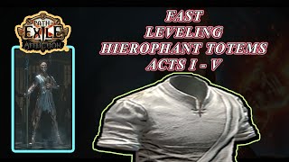 POE 323 Templar Hierophant  Full Act 15 Leveling [upl. by Yendyc315]