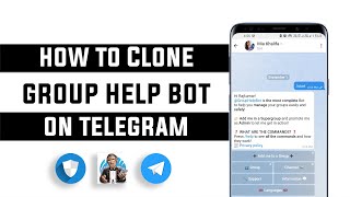 How to clone group help bot  Group help bot clone Telegram [upl. by Rhpotsirhc]