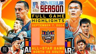 MPBL HIGHLIGHTS 2024 MPBL ALL STAR GAME NORTH VS SOUTH FULL HIGHLIGHTS SEPTEMBER 7 2024 [upl. by Coumas]