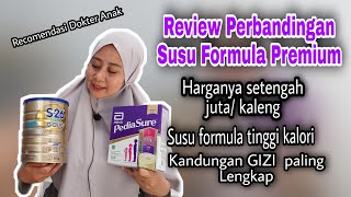 PERBANDINGAN SUSU FORMULA S26 PROCAL GOLD VS PEDIASURE TRIPELSURESUSU FORMULA PREMIUM [upl. by Hairacaz]