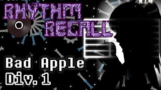 【Undertale音ゲー】Rhythm Recall Bad Apple Extreme ModeDiv1 クリア COMPLETED [upl. by Sigrid]