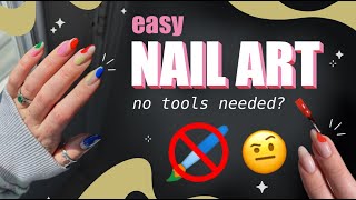 How to start doing nail art 😯💅🏻💯 easy for beginners easynailart nails nailtutorialw [upl. by Ehcrop803]