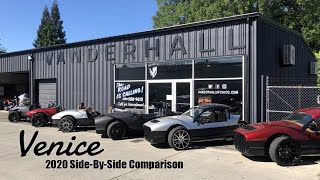 2020 Vanderhall Venice LineUp Side By Side Comparison [upl. by Airdua952]