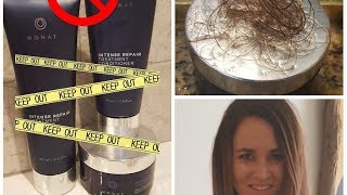 Monat honest review Hair loss color fade still frizzy no texture Its not all natural [upl. by Aivat472]