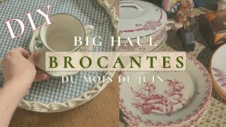 Grand haul videgreniers et brocantes du mois de juin  DIY amp récup  Seconde main [upl. by Buiron]