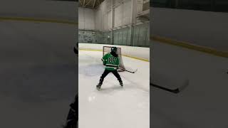 Hockey Shooting Drill  Bank Pass Off End Boards [upl. by Eihctir]