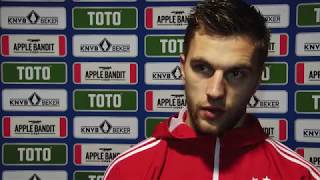 Joël Veltman teleurgesteld in Ajax na bekeruitschakeling [upl. by Inuat]