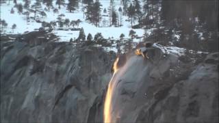 Yosemite Firefall 2017 Time Lapse [upl. by Daile787]