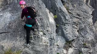 Ferrata delle cascate di Novalesa [upl. by Daraj]