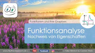 Funktionsanalyse  Nachweis der Eigenschaften  Funktionen und ihre Graphen  Flip the Classroom [upl. by Immat207]