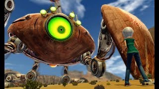 Monsters Vs Aliens  Ch 3 In the Canyons THE BIG STING  Part 16 Xbox 360 [upl. by Fulbert]