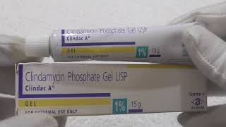 Clindac A Gel Review  Get Rid of Acne Pimples  Clindamycin phosphate [upl. by Estele604]