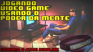 JOGANDO VIDEO GAME USANDO O PODER DA MENTEConheça o Atari Mindlink [upl. by Eciralc]