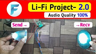 LiFi Project New Method Clear Audio Transmission over Light [upl. by Adolphus]