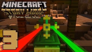 Minecraft Story Mode quotThe Order of the Stonequot 3  THE TEMPLE [upl. by Anayeek479]