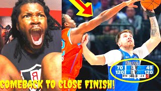 MAVERICKS VS THUNDER REACTION 2023 DALLAS MAVERICKS VS OKLAHOMA CITY THUNDER HIGHLIGHTS REACTION [upl. by Nytsirt199]