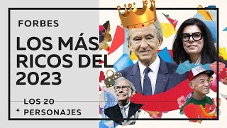 Las 20 personas más ricas del mundo en el año 2023 según Forbes [upl. by Romeyn417]