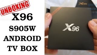 X96 Amlogic S905W Android 71 TV Box from BangGood Unboxing [upl. by Kcired]