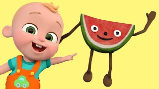 Watermelon Song  Nursery Rhymes amp Kids Songs [upl. by Drawoh]