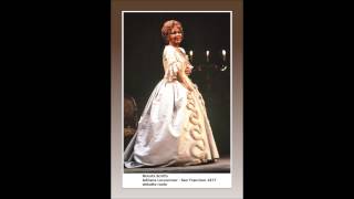 Renata Scotto Cilea  Adriana Lecouvreur Io son lumile ancella [upl. by Afihtan]