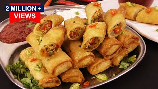 Spring Roll Recipe 15 मिनट में बाजार जैसे क्रिस्पी स्प्रिंग रोल्स ऐसा तरीका रोज बनाएंगे Spring Roll [upl. by Alrahc]