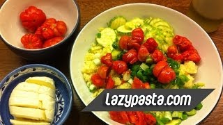 Lazy Pasta recipe  Mediterranean couscous salad [upl. by Naj]