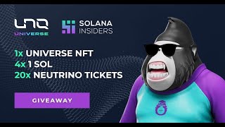 😱 ДОРОГАЯ РАЗДАЧА ОТ UNQ Universe x Solana Insiders  NFT  AIRDROP КРИПТОВАЛЮТ 😱 [upl. by Anivram]