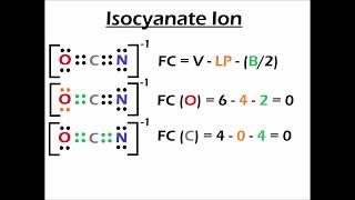 Formal charges of isocyanate and fulminate ion [upl. by Airtina213]