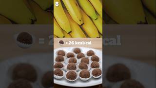 🍌​Trufas de Plátano y chocolate  deliciosa sin azúcar y saludable🍫​ [upl. by Noid]