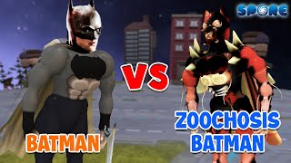 Batman vs Zoochosis Batman  Hero vs Zoochosis Hero S1E9  SPORE [upl. by Vogel]