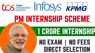 Mega Announcement  PM Internship Scheme 2024  Stipend Free Certificate And Training [upl. by Ellekcim]