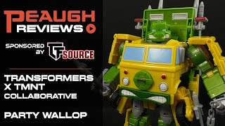 Video Review Transformers X TMNT Collborative  PARTY WALLOP [upl. by Arad785]