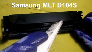 Samsung MLT D104S Kartuş Dolumu  Cartridge Refıll  Заправка картриджа [upl. by Maxima]