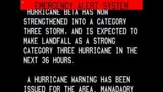 Hurricane Evacuation EAS Scenario Corpus Christi Texas [upl. by Breban621]